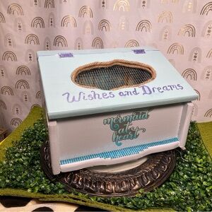 Up Cycled Wishes and Dreams Mermaid Decorative Box